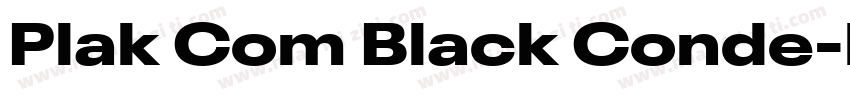 Plak Com Black Conde字体转换